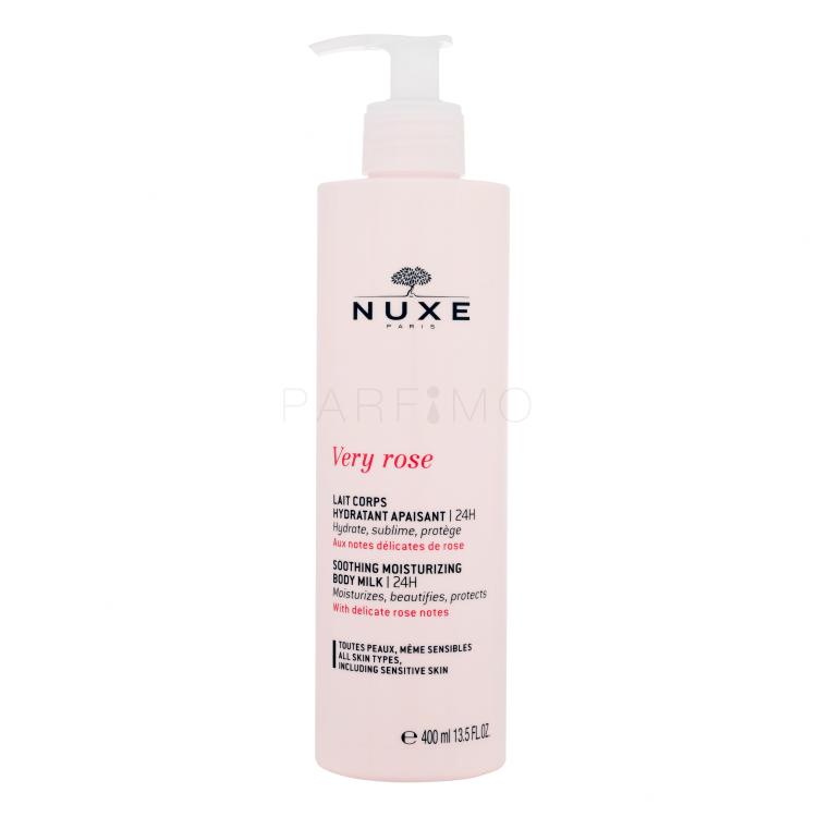 NUXE Very Rose Soothing Moisturizing Body Milk Losion za tijelo za žene 400 ml