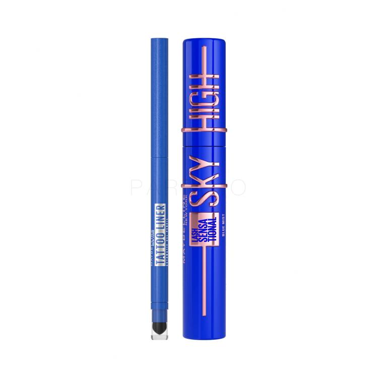 Set Maskara Maybelline Lash Sensational Sky High + Olovka za oči Maybelline Tattoo Liner Automatic Gel Pencil