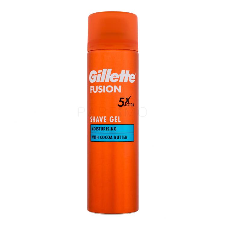 Gillette Fusion Moisturising Shave Gel Gel za brijanje za muškarce 200 ml