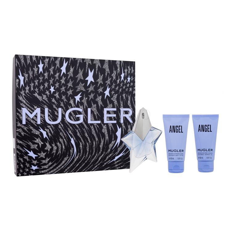 Mugler Angel SET2 Poklon set parfemska voda 25 ml + losion za tijelo 50 ml + gel za tuširanje 50 ml