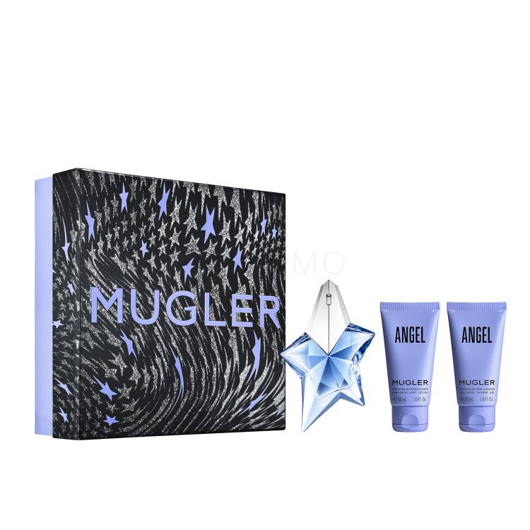 Mugler Angel SET2 Poklon set parfemska voda 25 ml + losion za tijelo 50 ml + gel za tuširanje 50 ml