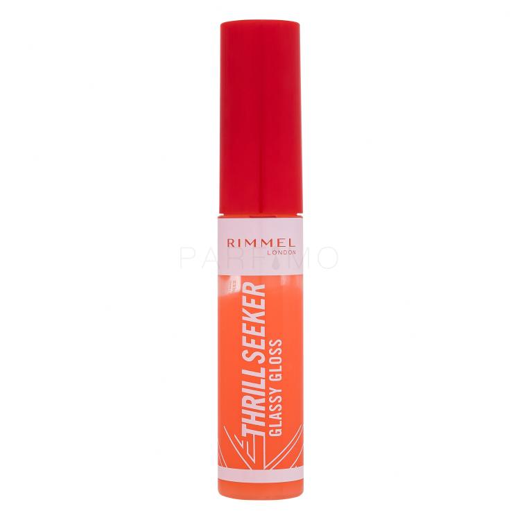 Rimmel London Thrill Seeker Glassy Gloss Sjajilo za usne za žene 11 ml Nijansa 250 Peachy Vibes