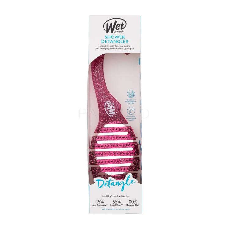 Wet Brush Shower Detangler Četka za kosu za žene 1 kom Nijansa Pink Glitter