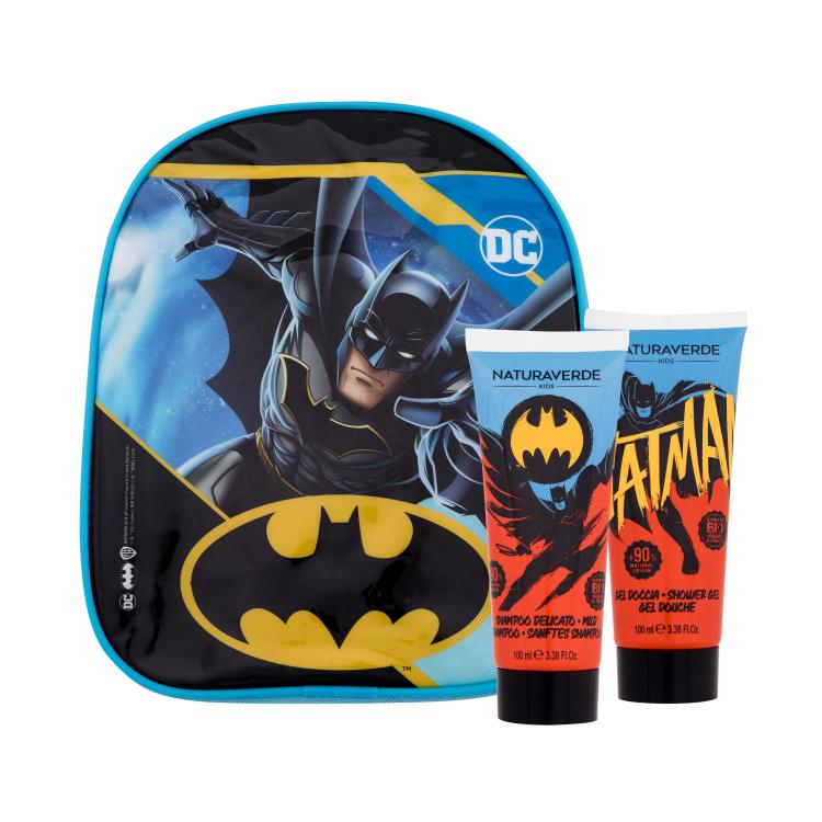 Naturaverde Batman Poklon set gel za tuširanje 100 ml + šampon 100 ml + ruksak