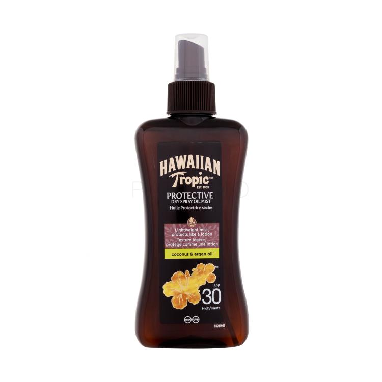 Hawaiian Tropic Protective Dry Spray Oil SPF30 Proizvod za zaštitu od sunca za tijelo 200 ml