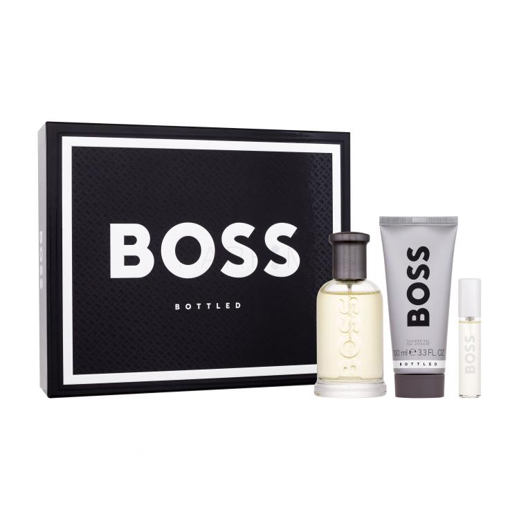 HUGO BOSS Boss Bottled SET1 Poklon set toaletna voda 100 ml + gel za tuširanje 100 ml + toaletna voda 10 ml