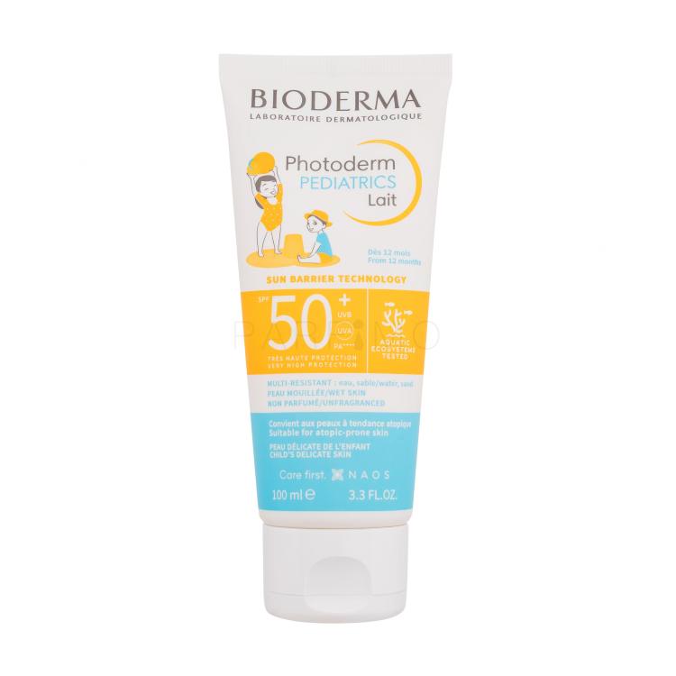 BIODERMA Photoderm Pediatrics Lait SPF50+ Proizvod za zaštitu od sunca za tijelo za djecu 100 ml