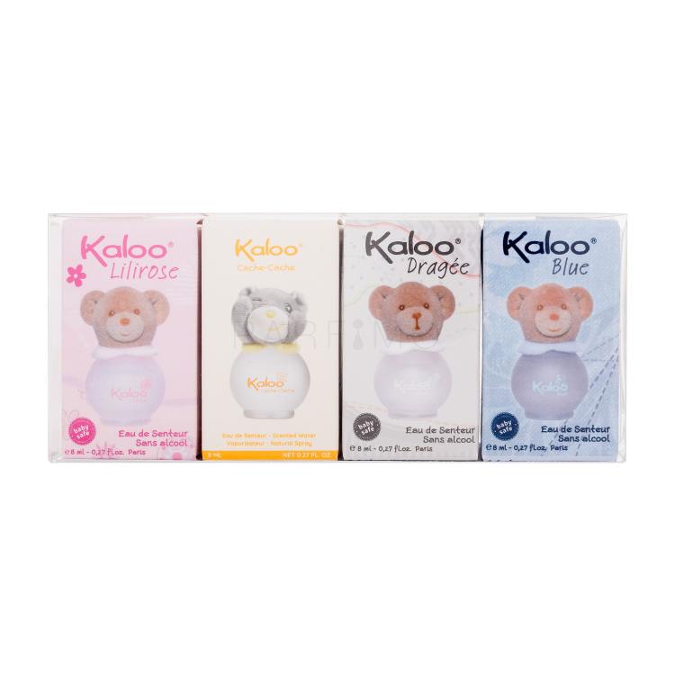 Kaloo My Mini Kaloo Collection Poklon set sprej za tijelo Lilirose 8 ml + sprej za tijelo Cache-Cache 8 ml + sprej za tijelo Dragee 8 ml + sprej za tijelo Blue 8 ml