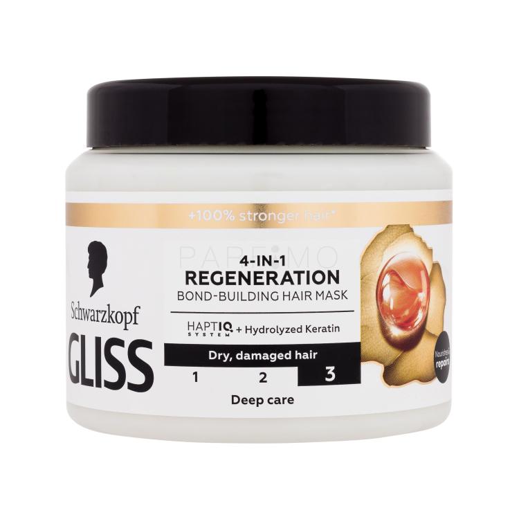 Schwarzkopf Gliss Regeneration 4-in-1 Hair Mask Maska za kosu za žene 400 ml