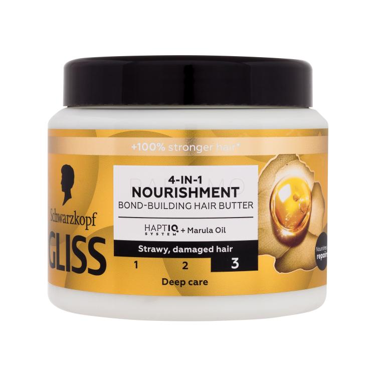 Schwarzkopf Gliss Nourishment 4-in-1 Hair Butter Maska za kosu za žene 400 ml