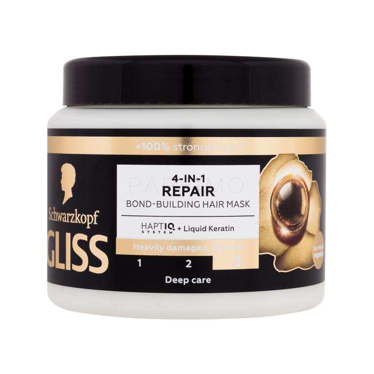 Schwarzkopf Gliss Repair 4-in-1 Hair Mask Maska za kosu za žene 400 ml