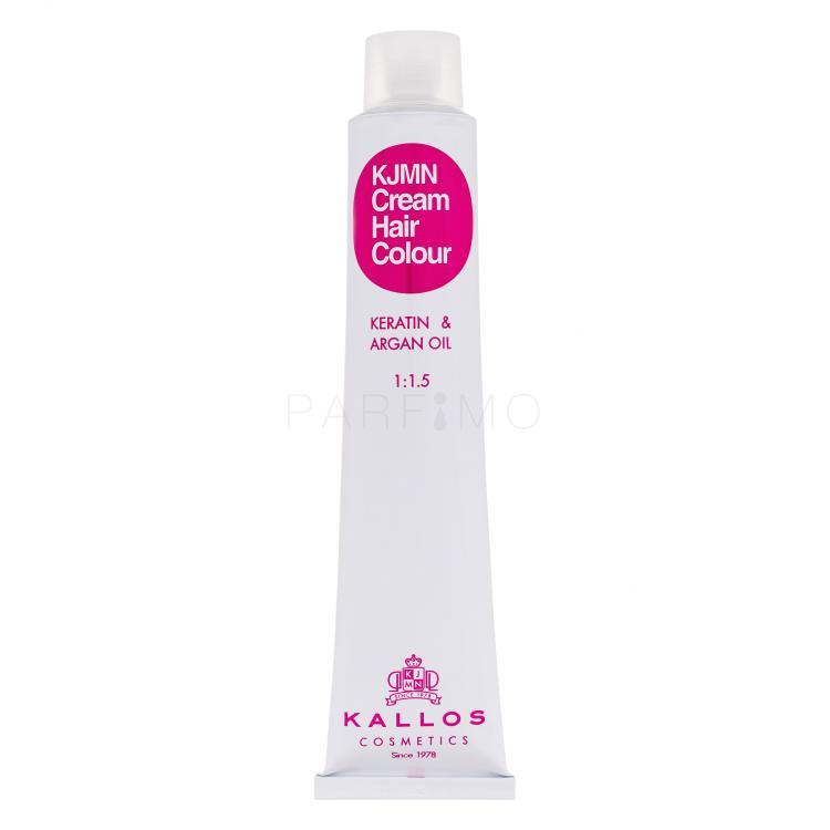 Kallos Cosmetics KJMN Cream Hair Colour Keratin &amp; Argan Oil Boja za kosu za žene 100 ml Nijansa 4.45 Coffee