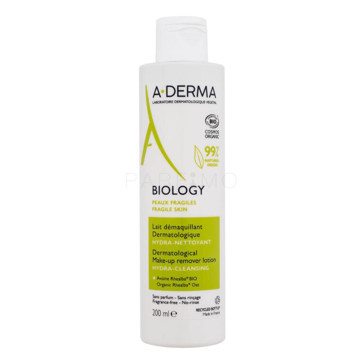 A-Derma Biology Dermatological Make-Up Remover Lotion Odstranjivač šminke za lice za žene 200 ml