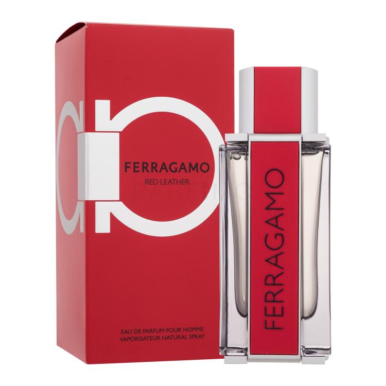 Ferragamo Ferragamo Red Leather Parfemska voda za muškarce 100 ml