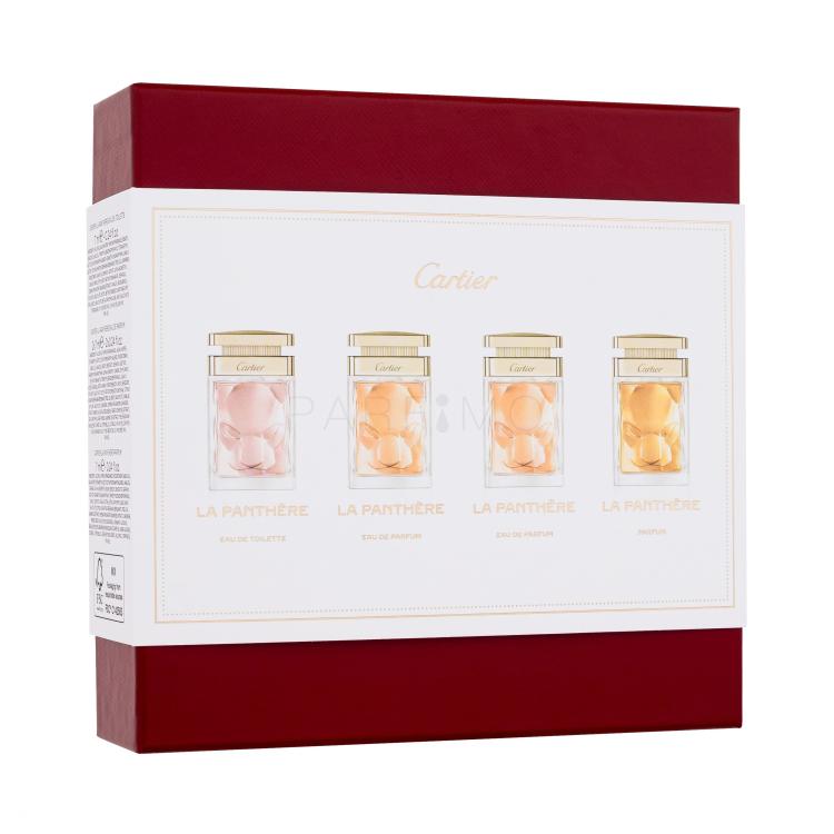 Cartier La Panthère Poklon set parfemska voda 2 x 7 ml + parfem 7 ml + toaletna voda 7 ml