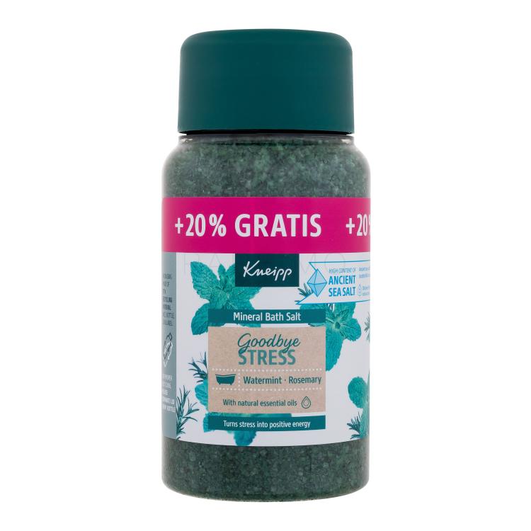 Kneipp Goodbye Stress Mineral Bath Salt Solna kupka 600 g