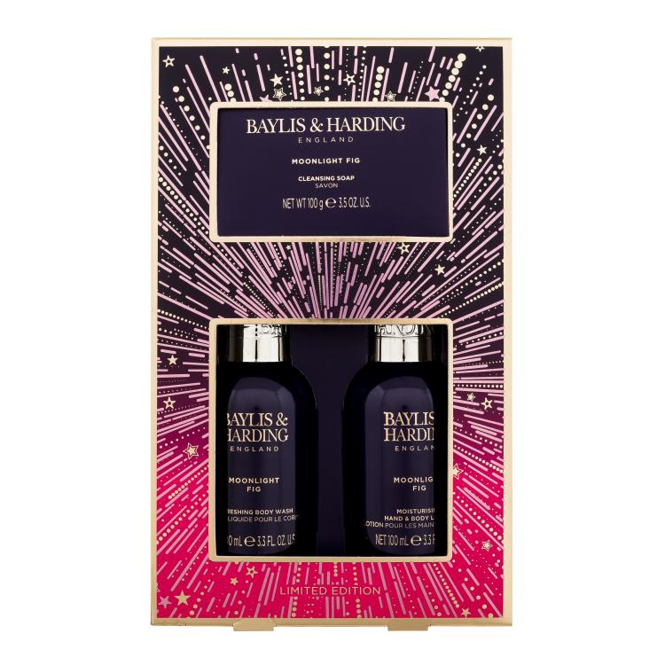 Baylis &amp; Harding Moonlight Fig Poklon set gel za tuširanje 100 ml + losion za tijelo 100 ml + čvrsti sapun 100 g