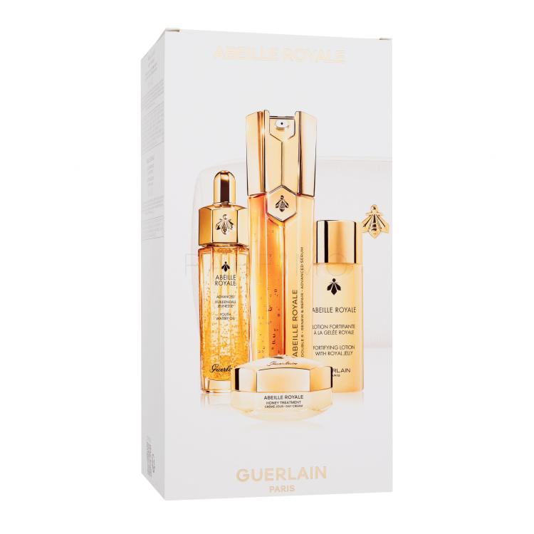 Guerlain Abeille Royale Age-Defying Programme Poklon set serum za kožu Abeille Royale Double R Renew &amp; Repair Advanced Serum 50 ml + ulje za kožu Abeille Royale Advanced Youth Watery Oil 15 ml + dnevna krema za kožu Abeille Royale Honey Treatment 15 ml + tonik za kožu Abeille Royale Fortifying Lotio