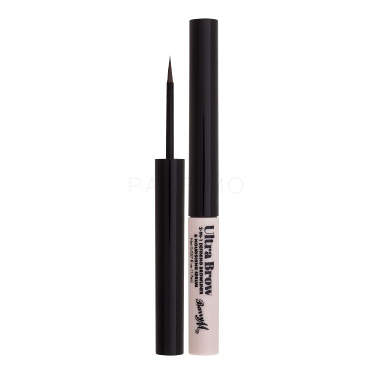 Barry M Ultra Brow 2-in-1 Defining Browliner &amp; Nourishing Serum Olovka za obrve za žene 1,7 ml Nijansa Medium Brown