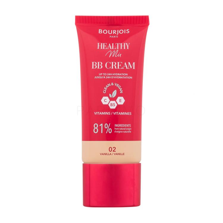 BOURJOIS Paris Healthy Mix Clean &amp; Vegan BB Cream BB krema za žene 30 ml Nijansa 02 Vanile