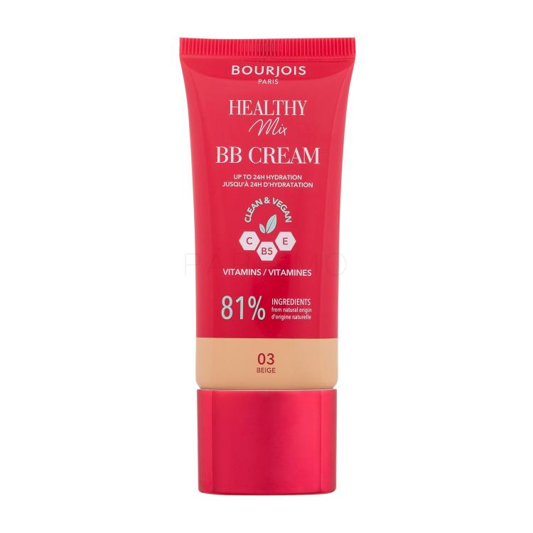 BOURJOIS Paris Healthy Mix Clean &amp; Vegan BB Cream BB krema za žene 30 ml Nijansa 03 Beige