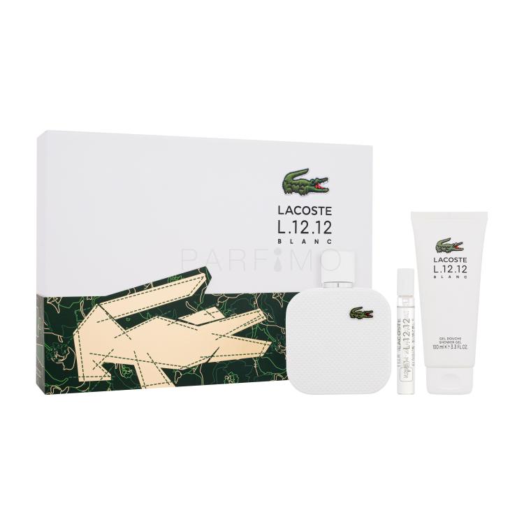 Lacoste L.12.12 Blanc Poklon set toaletna voda 100 ml + gel za tuširanje 100 ml + toaletna voda 7,5 ml