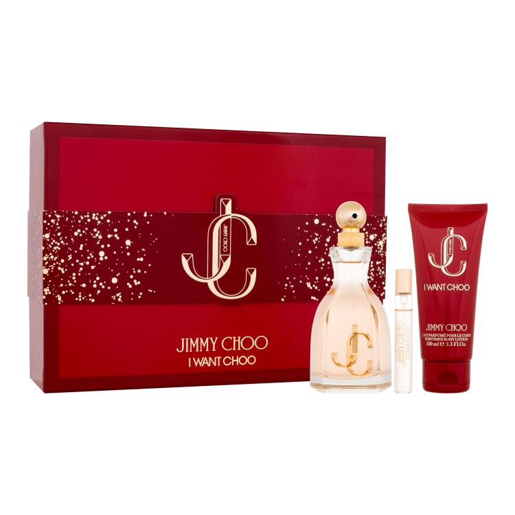 Jimmy Choo I Want Choo Poklon set parfemska voda 100 ml + losion za tijelo 100 ml + parfemska voda 7,5 ml