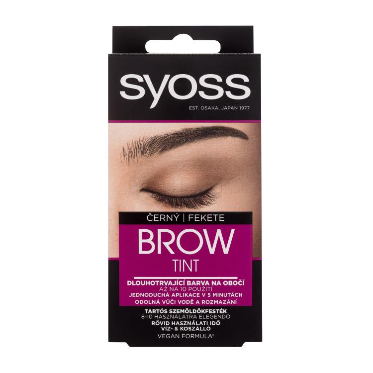 Syoss Brow Tint Boja za obrve za žene 17 ml Nijansa Black