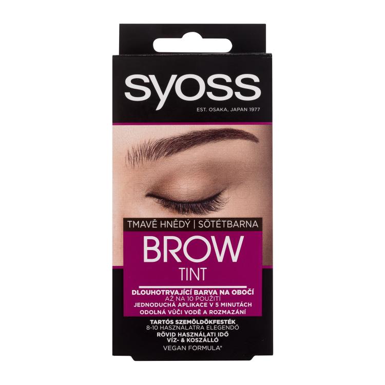 Syoss Brow Tint Boja za obrve za žene 17 ml Nijansa Dark Brown