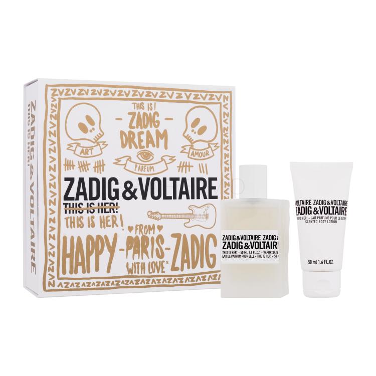 Zadig &amp; Voltaire This is Her! Poklon set parfemska voda 50 ml + losion za tijelo 50 ml