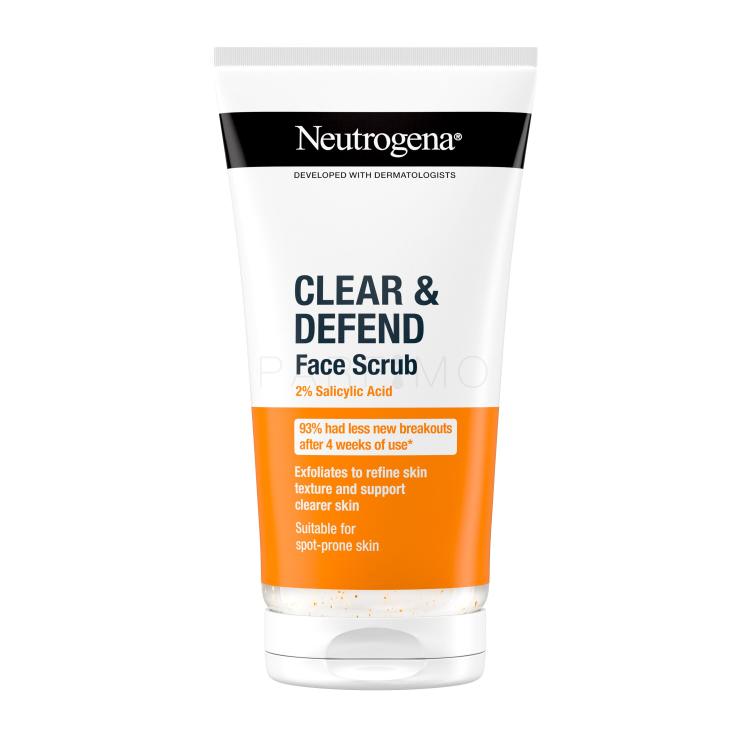 Neutrogena Clear &amp; Defend Face Scrub Piling 150 ml