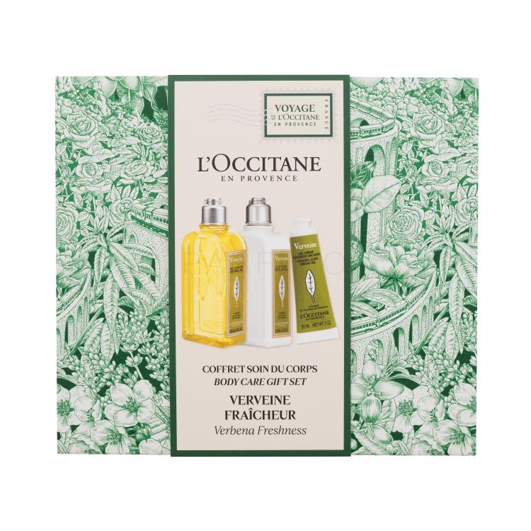 L&#039;Occitane Verveine (Verbena) Body Care Gift Set Poklon set gel za tuširanje Verveine Shower Gel 250 ml + losion za tijelo Verveine Body Lotion 250 ml + krema za ruke Verveine Cooling Hand Cream-Gel 30 ml