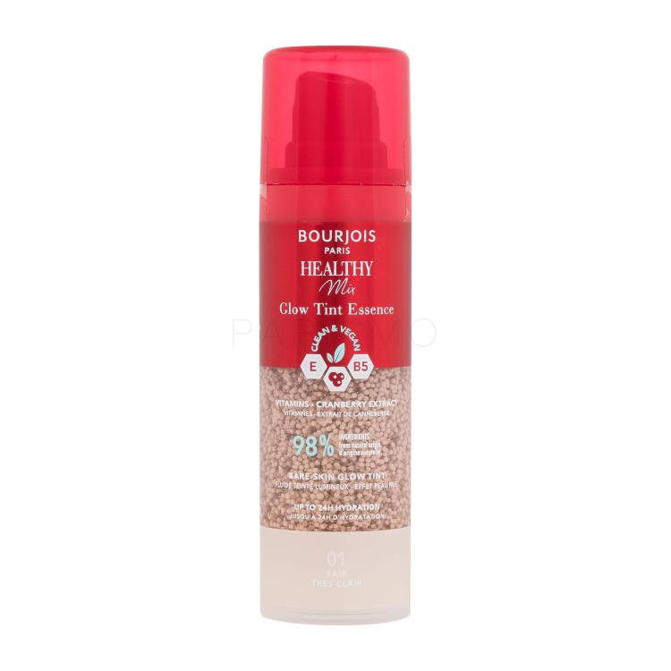 BOURJOIS Paris Healthy Mix Clean &amp; Vegan Glow Tint Essence Puder za žene 30 ml Nijansa 01 Fair