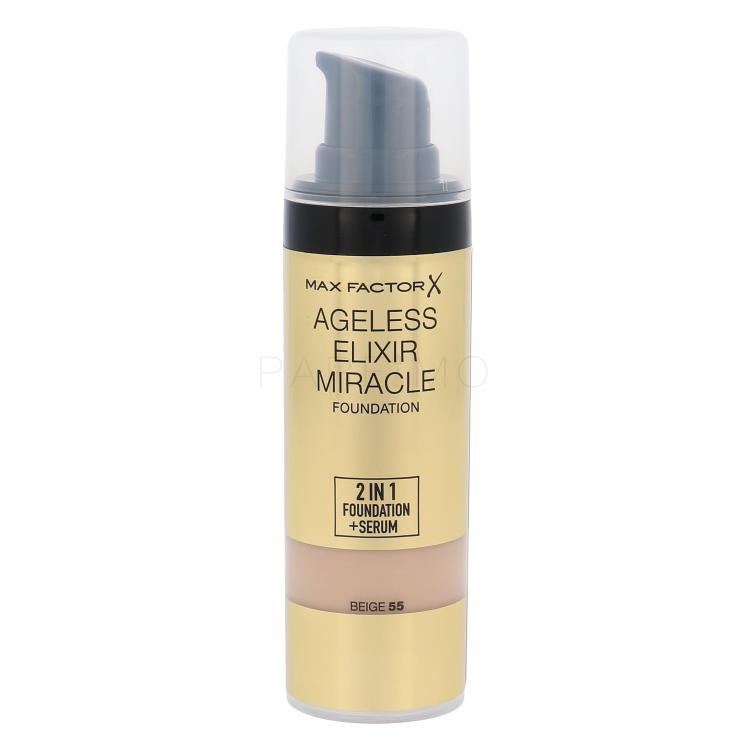 Max Factor Ageless Elixir 2in1 Foundation + Serum SPF15 Puder za žene 30 ml Nijansa 55 Beige