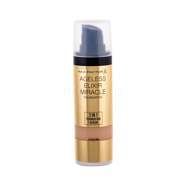 Max Factor Ageless Elixir 2in1 Foundation + Serum SPF15 Puder za žene 30 ml Nijansa 60 Sand