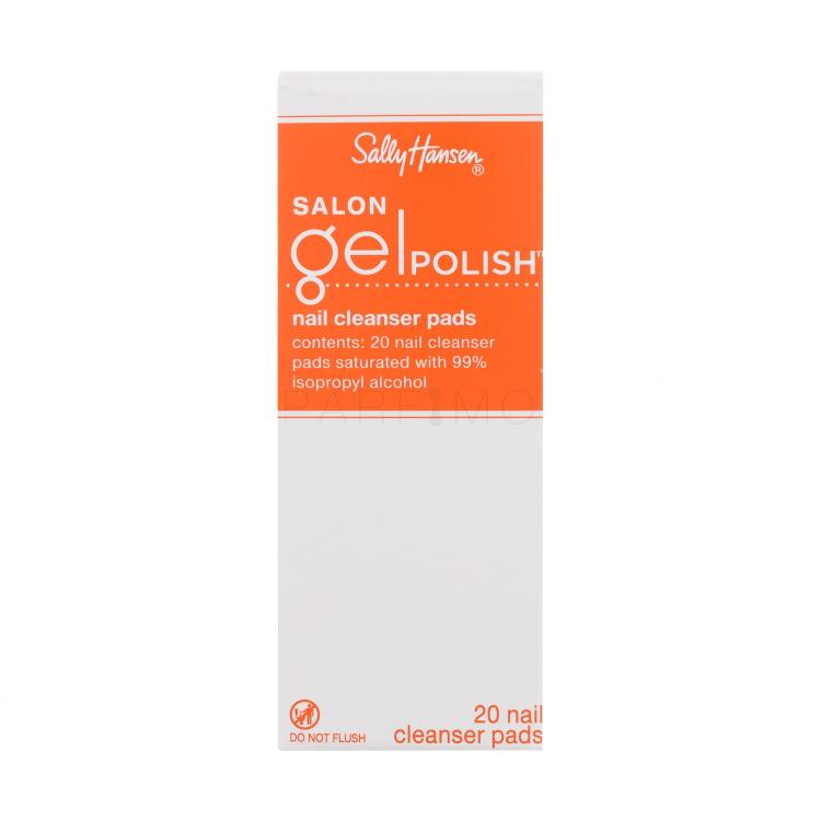 Sally Hansen Salon Gel Polish Nail Cleanser Pads Odstranjivač laka za nokte za žene set