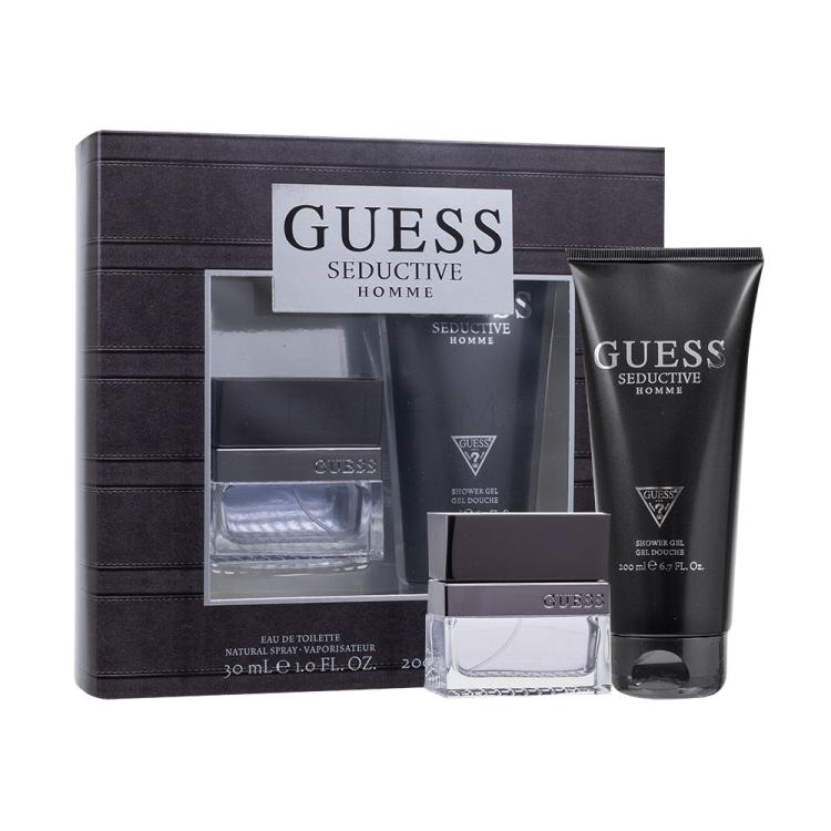 GUESS Seductive Homme Poklon set toaletna voda 30 ml + gel za tuširanje 200 ml