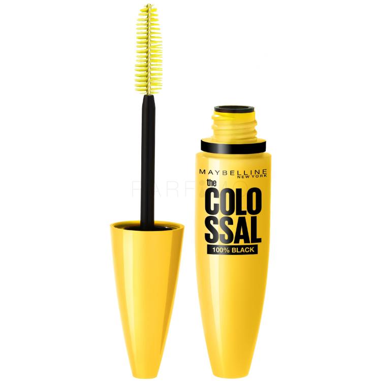 Maybelline The Colossal 100% Black Maskara za žene 10,7 ml Nijansa Extra Black