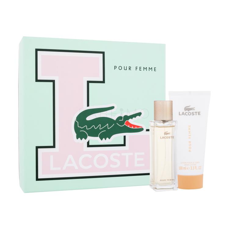 Lacoste Pour Femme Poklon set parfemska voda 50 ml + losion za tijelo 100 ml