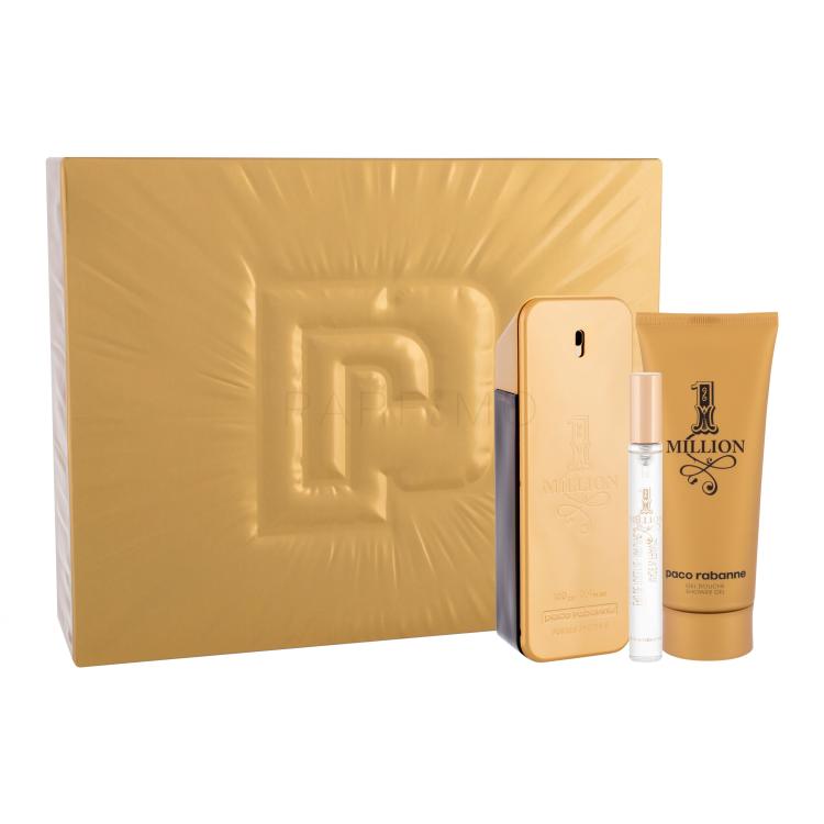 Paco Rabanne 1 Million Poklon set toaletna voda 100 ml + gel za tuširanje 100 ml + toaletna voda 10 ml