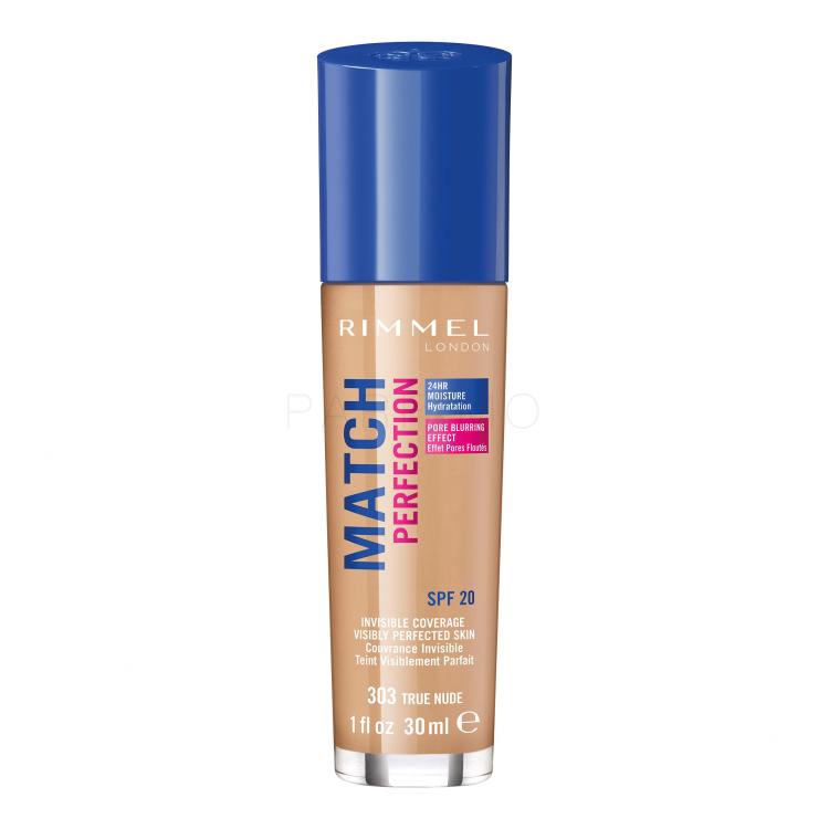 Rimmel London Match Perfection SPF20 Puder za žene 30 ml Nijansa 303 True Nude